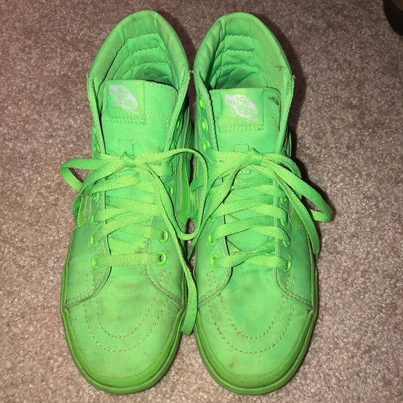 lime green vans journeys